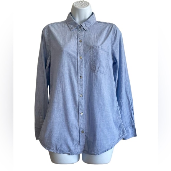 Lola River Chambray Button Front Shirt - Picture 1 of 5